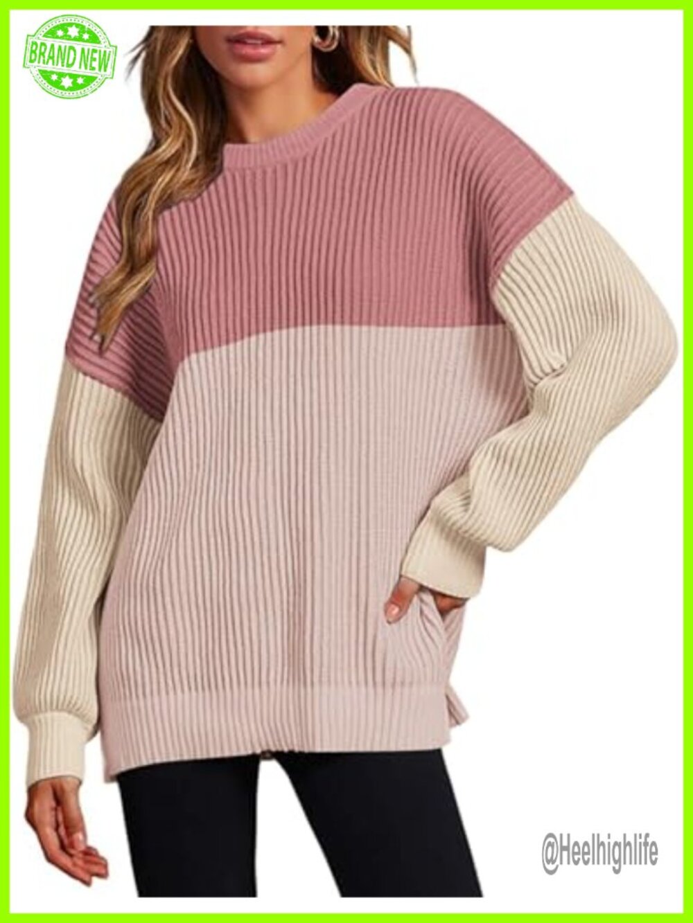Zeagoo Womens Lightweight Crew Neck Long Sleeve Pullover Sweater